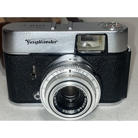 1966 VOIGTLANDER Vito C 35mm Camera with Lanthar 2.8/50 Lens & Case Parts Only